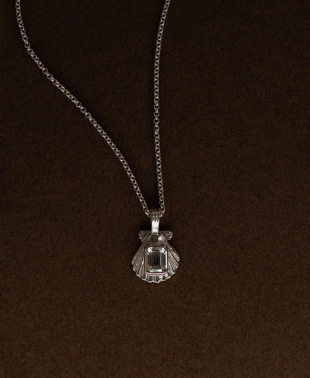 Cordelia Necklace | 925 Sterling Silver with White Topaz