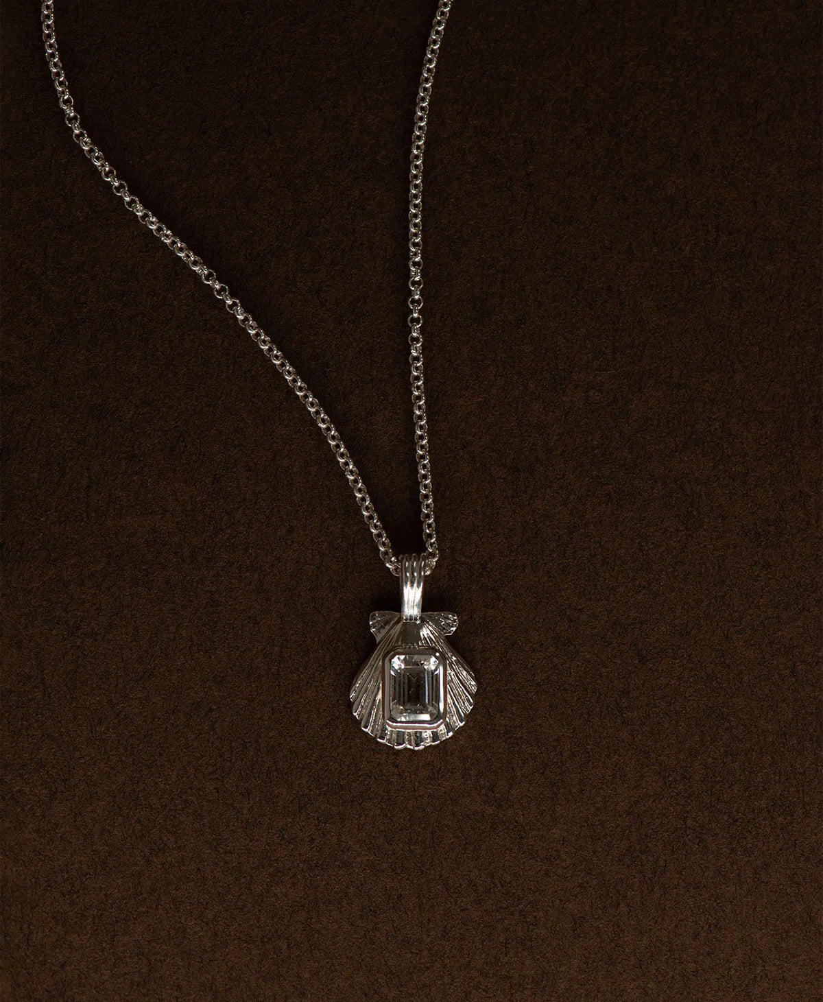 Cordelia Necklace | 925 Sterling Silver with White Topaz