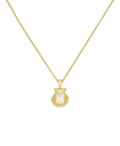 Cordelia Necklace | 22k Gold Vermeil with White Topaz