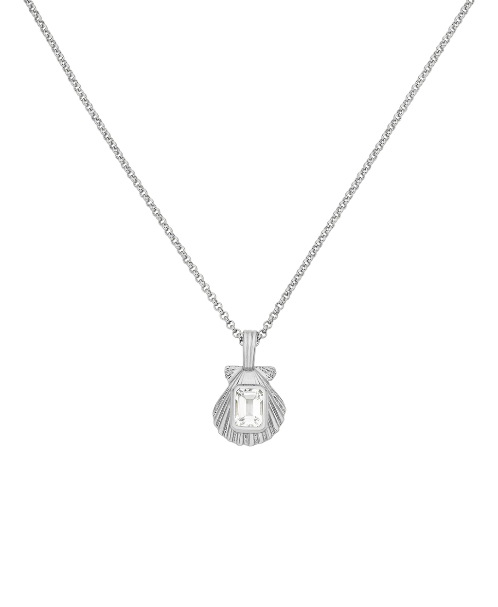 Cordelia Necklace | 925 Sterling Silver with White Topaz