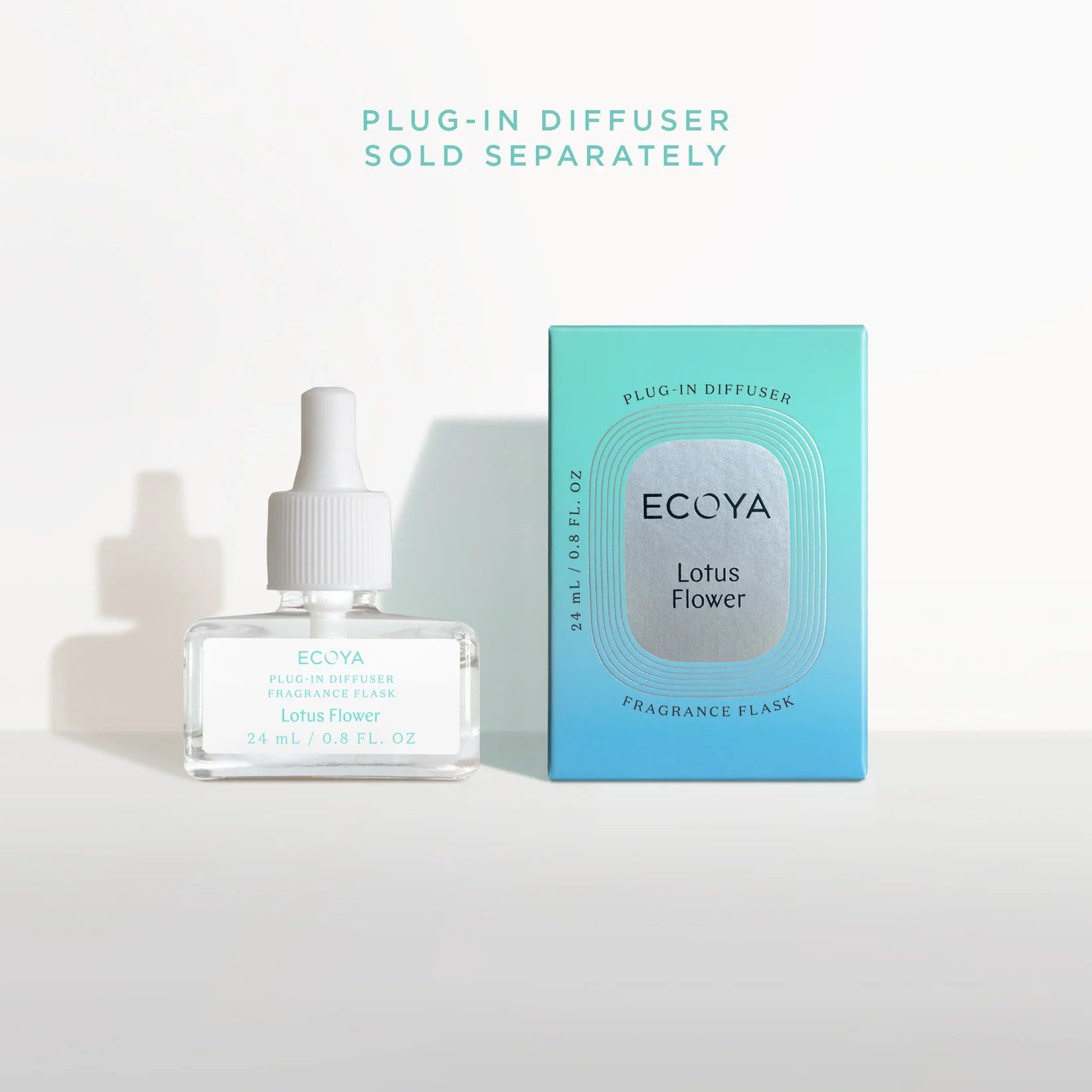 Ecoya Plug-In Diffuser Fragrance Flask | Lotus Flower