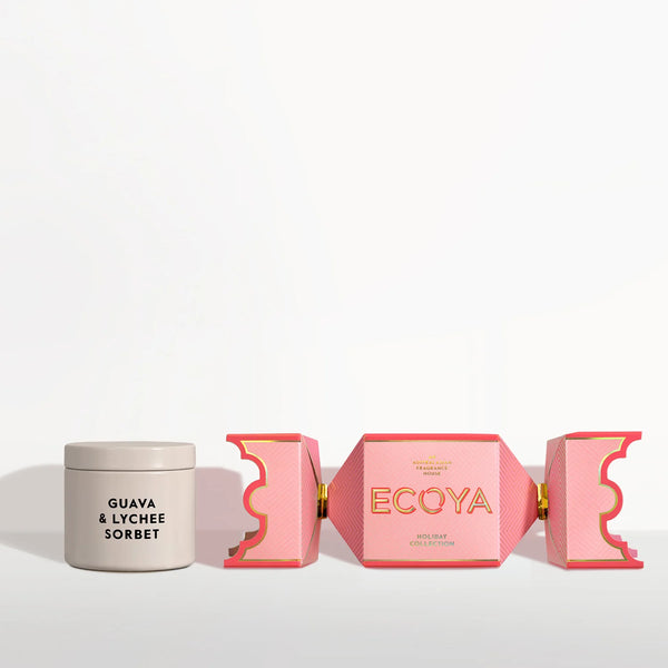 Guava & Lychee Sorbet | Tin Candle Bon Bon | Holiday Collection