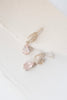 Fleur Earrings with Rose Quartz | Sterling Silver