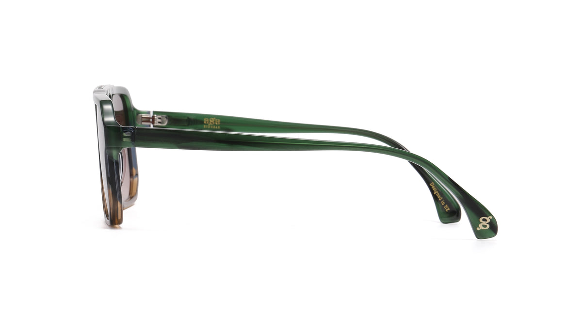 Anchorage Sunglasses | Forest with Brown Lens