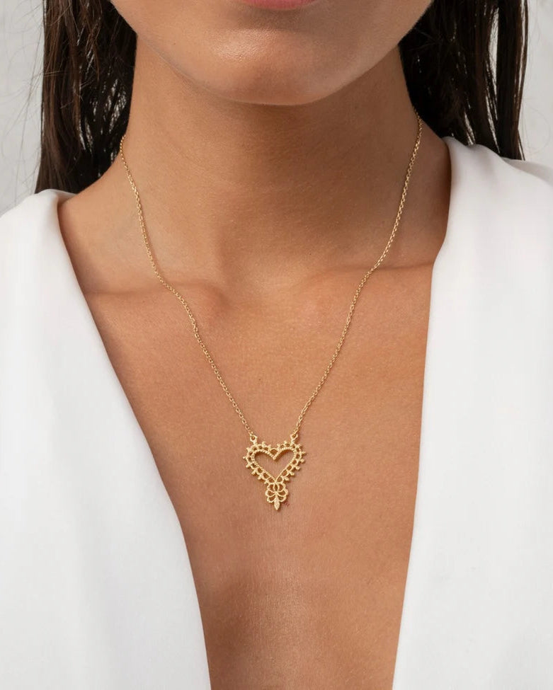 Gypsy Love Necklace | Gold