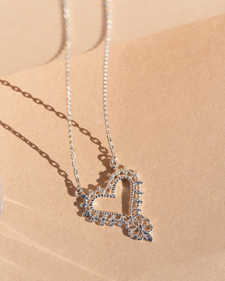 Gypsy Love Necklace | Silver