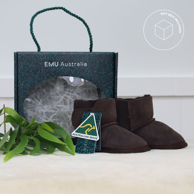 Platinum Baby Bootie | Chocolate