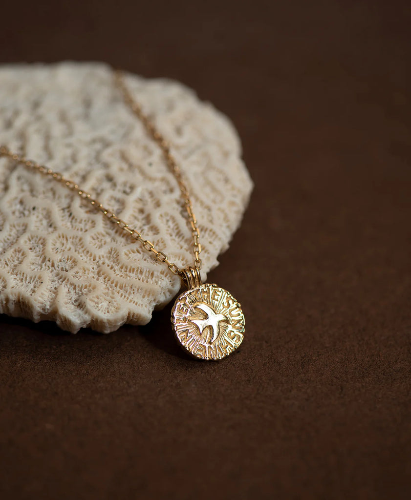 Let the Sun Shine In Necklace | 22K Gold Plate