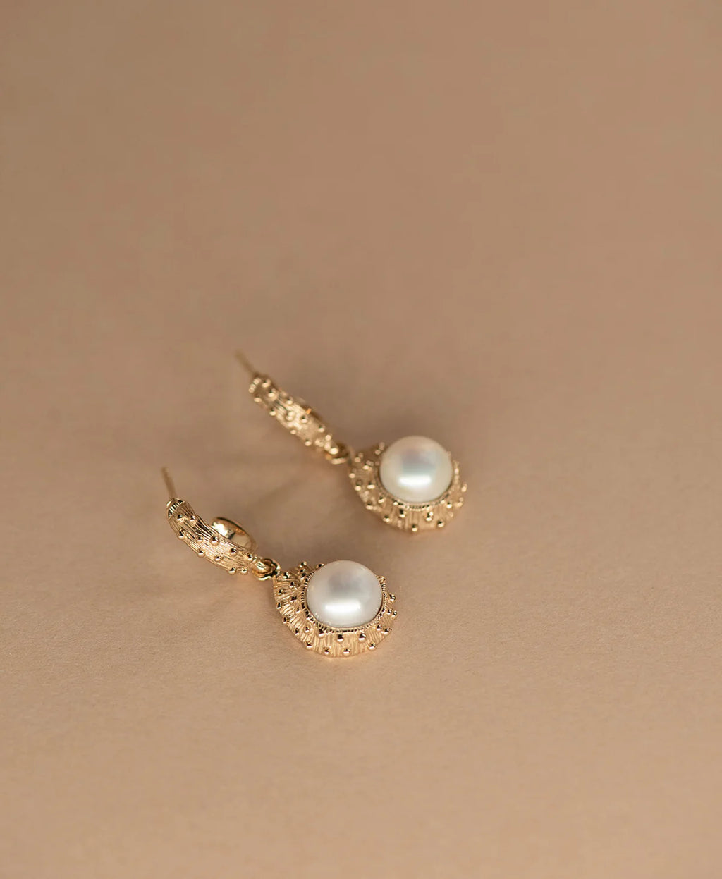 Lulu Earrings | 22k Gold Vermeil with Freshwater Pearls