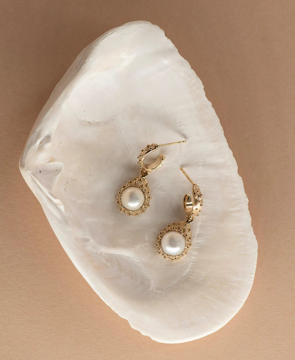 Lulu Earrings | 22k Gold Vermeil with Freshwater Pearls