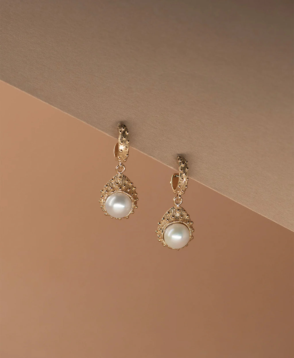 Lulu Earrings | 22k Gold Vermeil with Freshwater Pearls