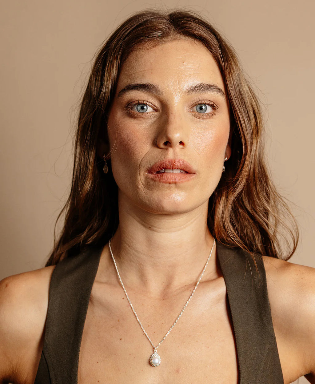 Lulu Necklace | 925 Sterling Silver with Freshwater Pearl