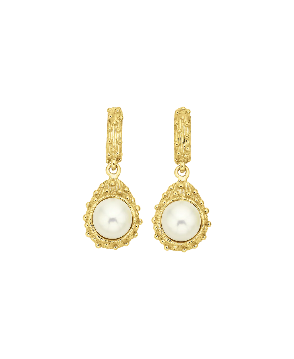 Lulu Earrings | 22k Gold Vermeil with Freshwater Pearls