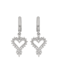 Mini Gypsy Heart Earrings | Sterling Silver
