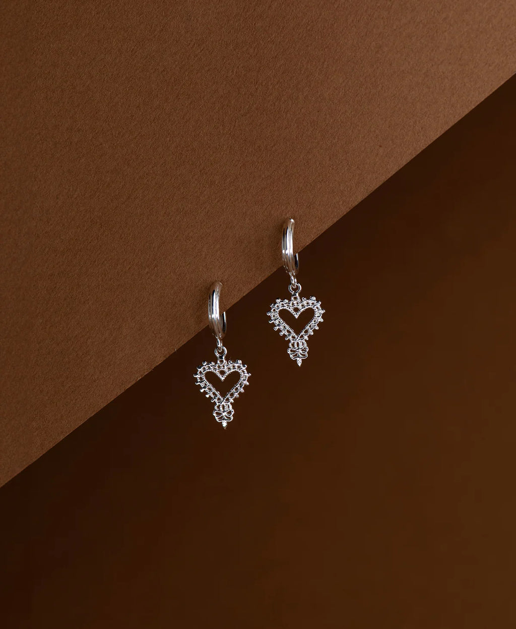 Mini Gypsy Heart Earrings | Sterling Silver