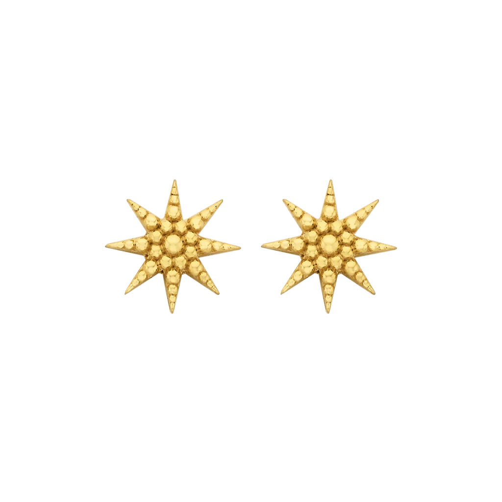 Morning Star Stud | 22k Gold Plate