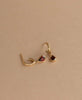 Ophelia Hoops | 22k Gold Vermeil with Pear Garnet