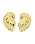 Paper Nautilus Earrings | 22k Gold Vermeil