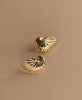 Paper Nautilus Earrings | 22k Gold Vermeil