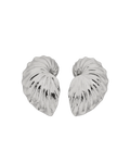 Paper Nautilus Earrings | Sterling Silver