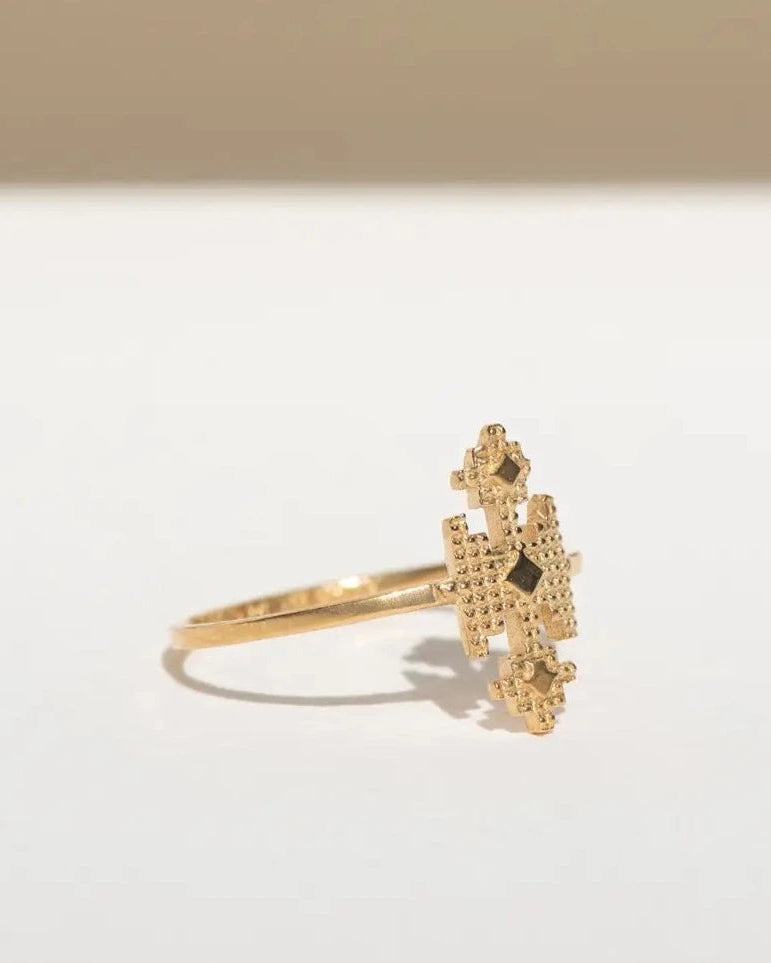 Pisac Ring | 22k Gold Plate