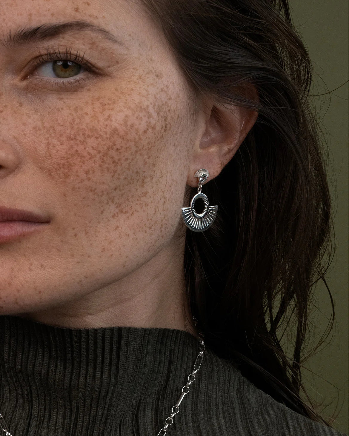 Pocket Full Of Sunshine Earrings | Sterling Silver & Aquamarine