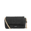 Milla Shoulder Bag | Black Fine Braid