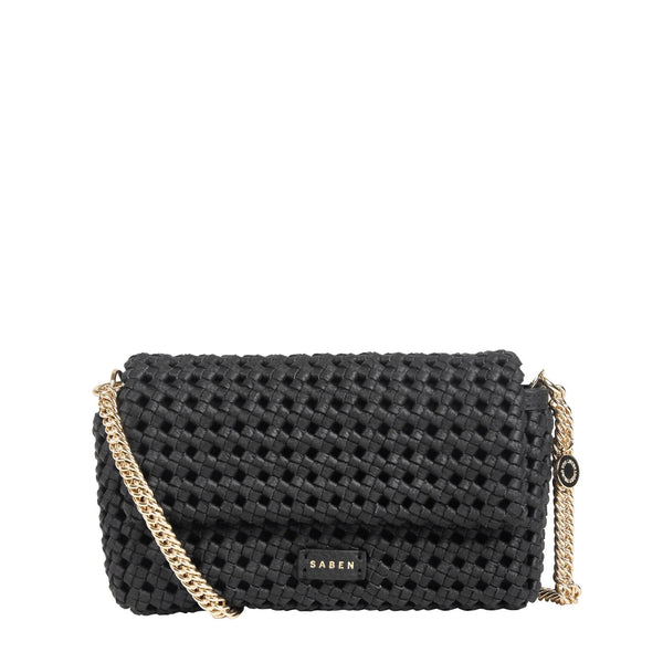 Milla Shoulder Bag | Black Fine Braid