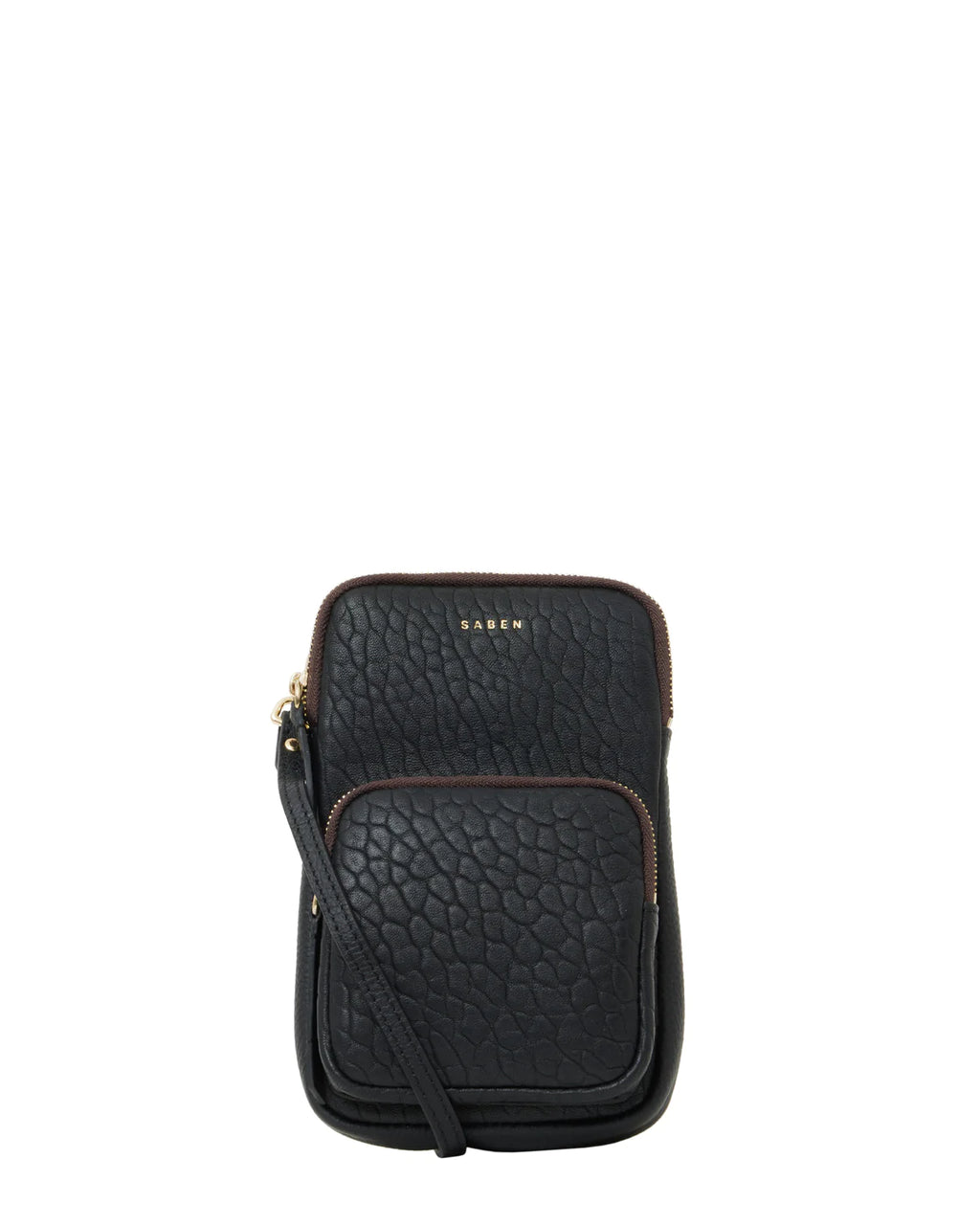 Nikko Pocket Phone Sling | Black Bubble