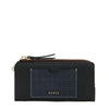 Willa Wallet | Black + Croc