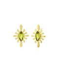 Sister Stud | 22k Gold Vermeil | Peridot