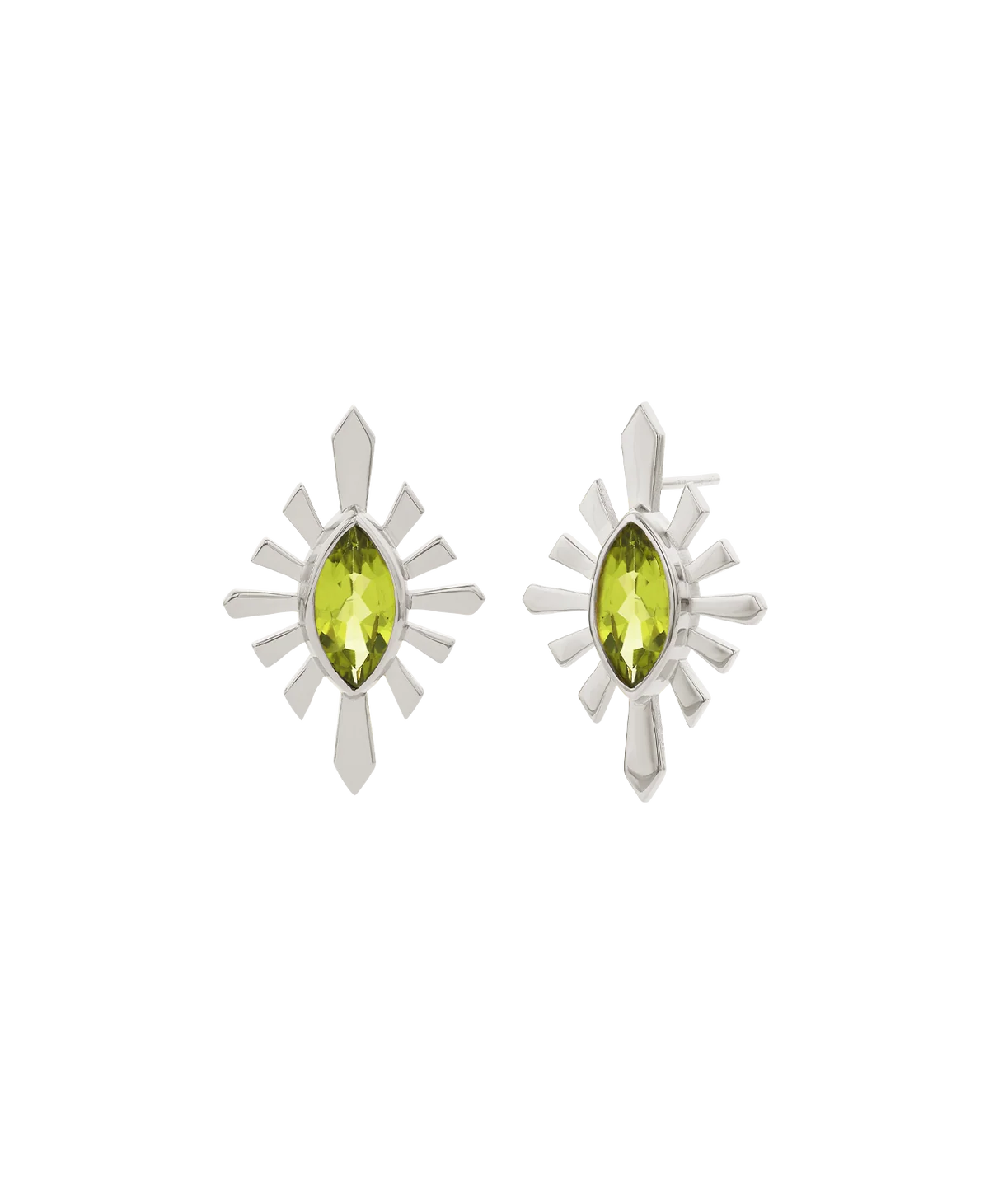 Sister Stud | 925 Sterling Silver | Peridot