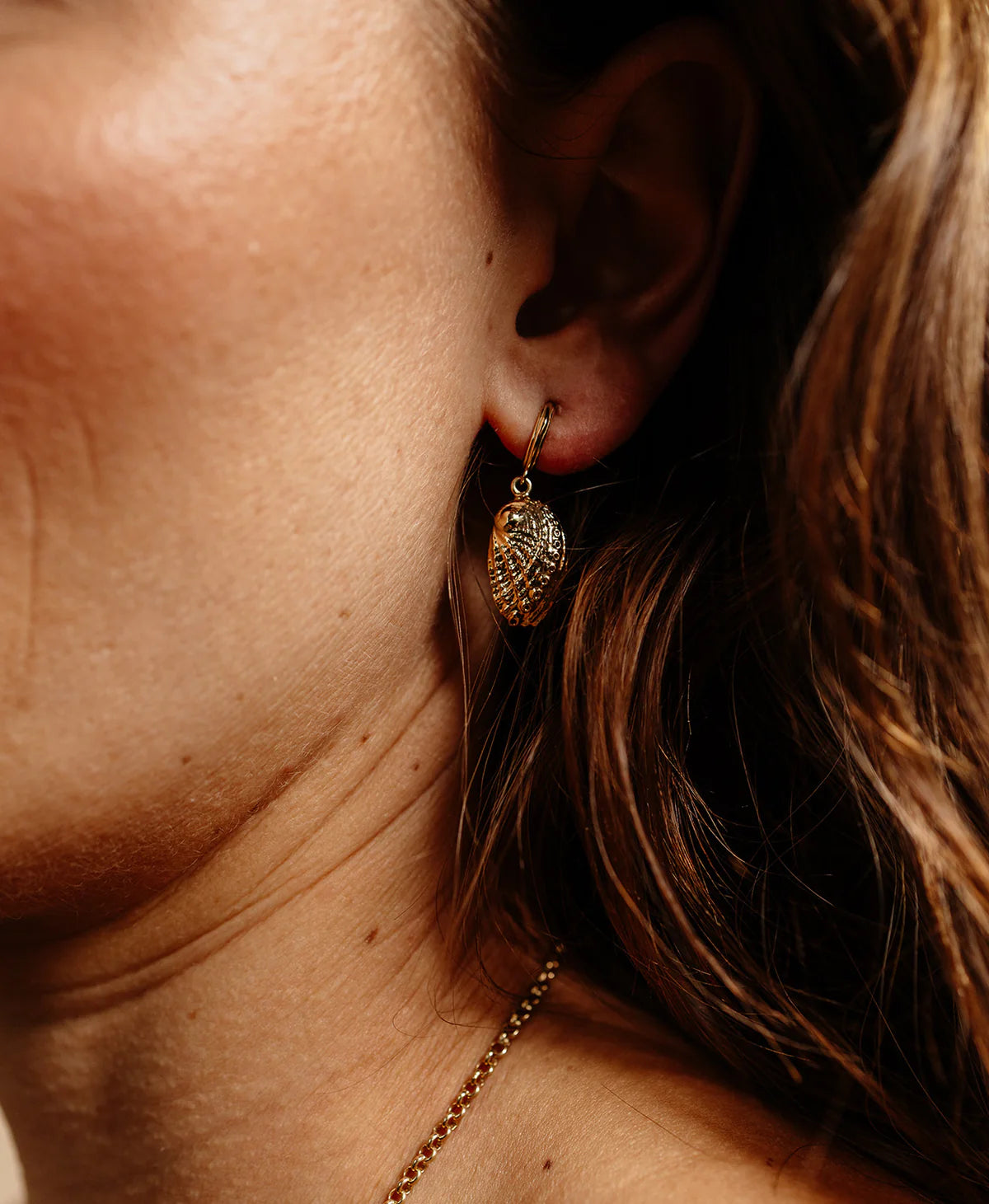 Soul Paua Earrings | 22k Gold Vermeil