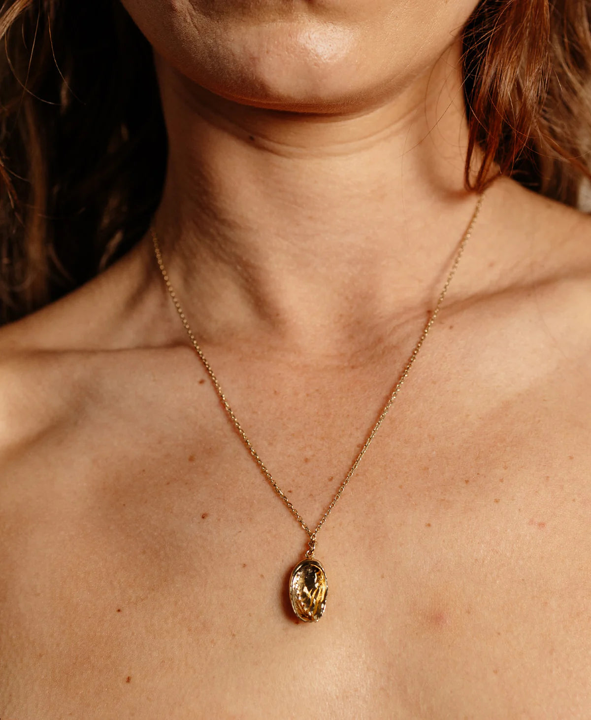 Soul Paua Necklace | 22k Gold Vermeil