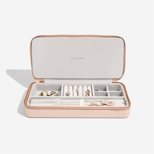 Travel Necklace Jewellery Box | Blush