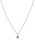 Stella Necklace | Sterling Silver | Chrome Diopside