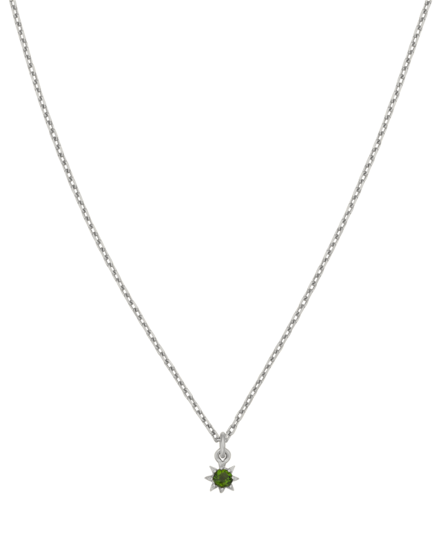 Stella Necklace | Sterling Silver | Chrome Diopside
