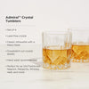 Admiral Crystal Tumblers | Set of 4