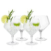 Angled Crystal Gin & Tonic Glasses | Set of 4