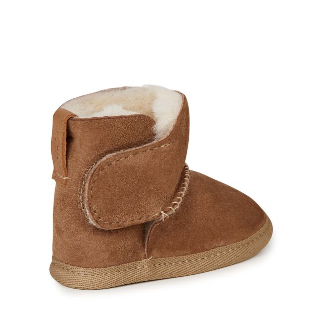 Platinum Baby Bootie | Chestnut