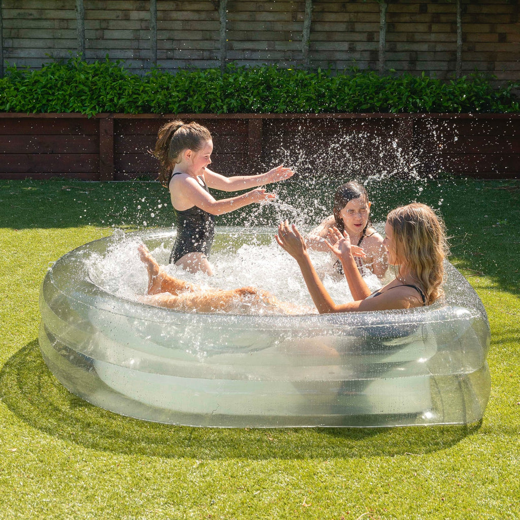 Inflatable Arch Pool | Pewter Translucent