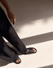 Woven Crossover Slide | Black