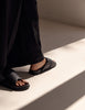 Woven Crossover Slide | Black