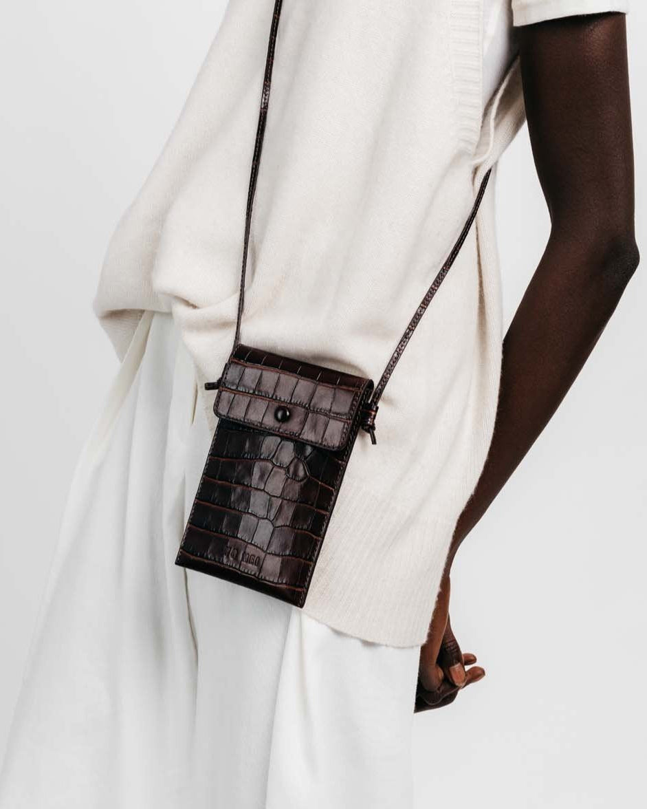 Luci Bag | Scorched Sienna Croc