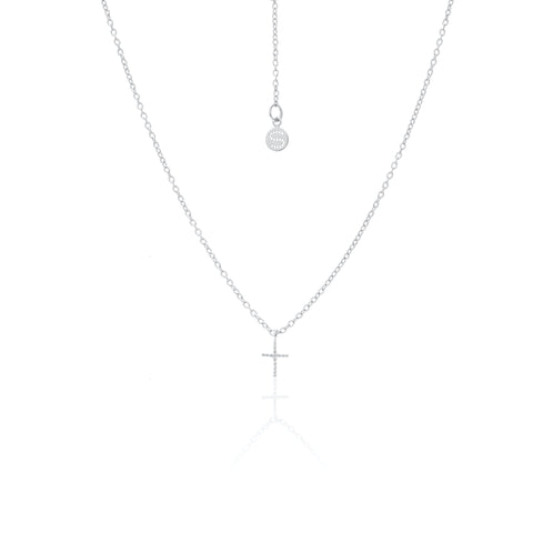 Cross Necklace | Silver