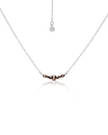 Theia Necklace | Smokey Quartz & Silver