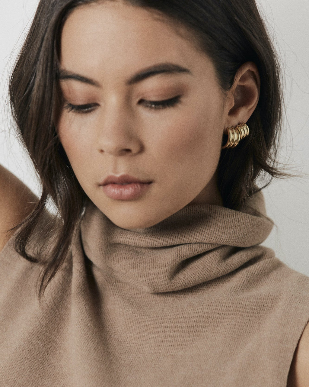 Ella Hoops | Large | Silver
