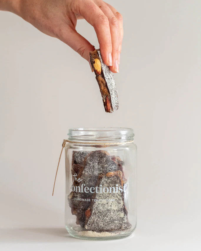 Dark Chocolate Almond Toffee | 200gm Jar