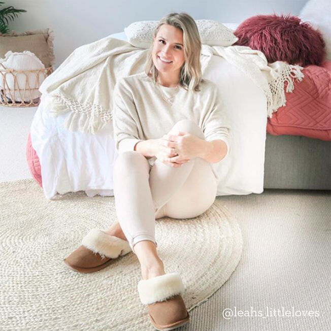 Platinum Eden Slipper | Chestnut