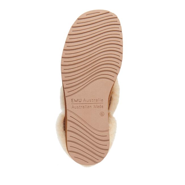 Platinum Mintaro Slipper | Chestnut